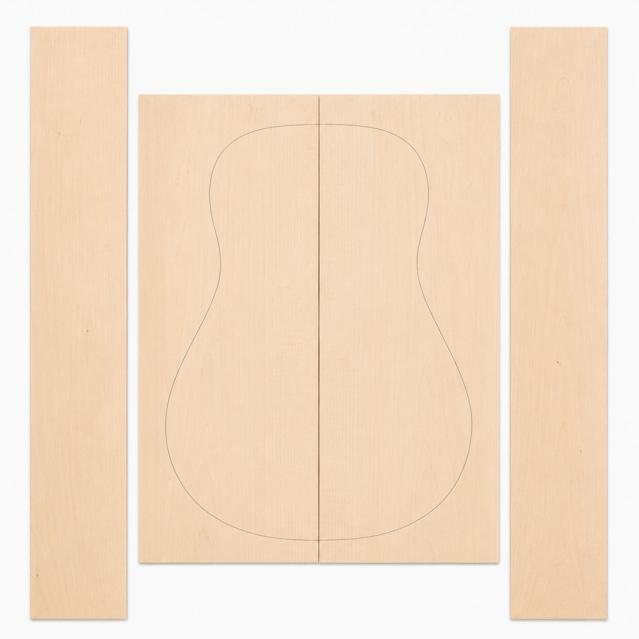 Premium Curly Maple Back and Side for Sale